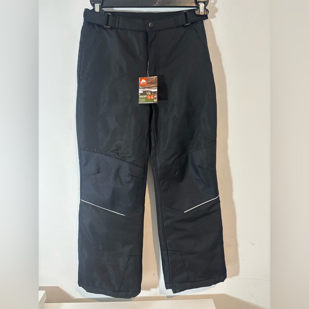 Ozark Trail Youth Size Large 10/12 Snow Pants Black NWT Wind Water Repellent